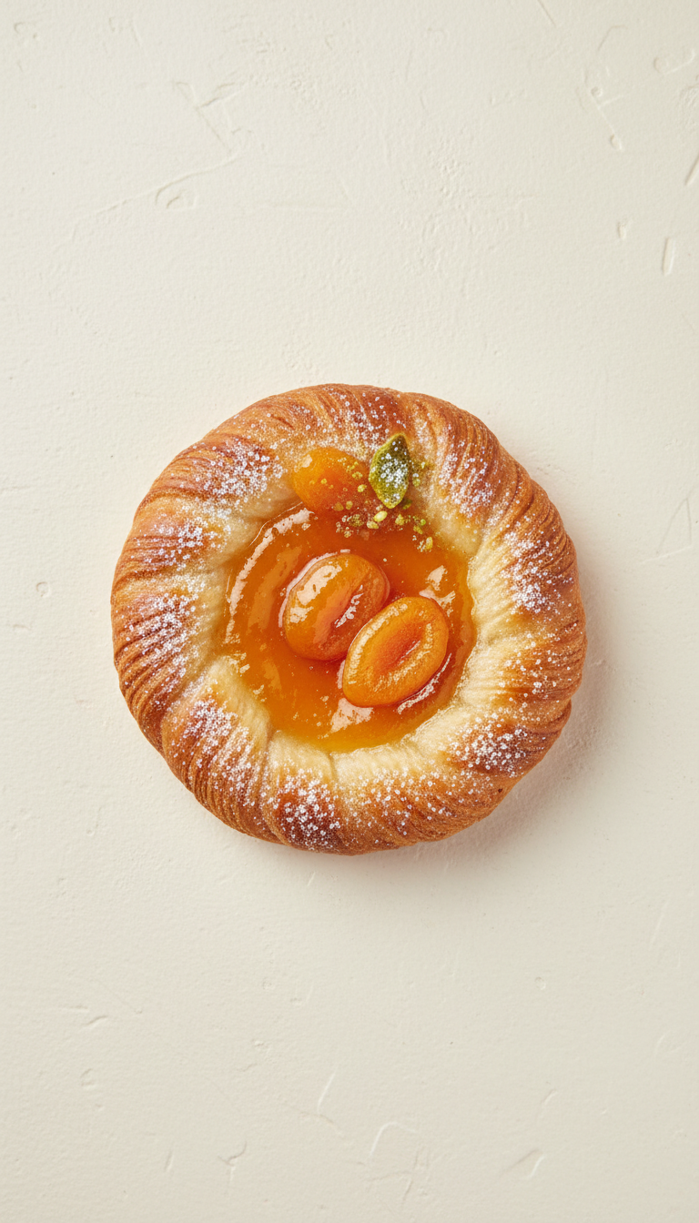 Apricot Jam Danish Pastry