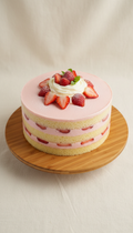 Strawberry Cream Layer Cake